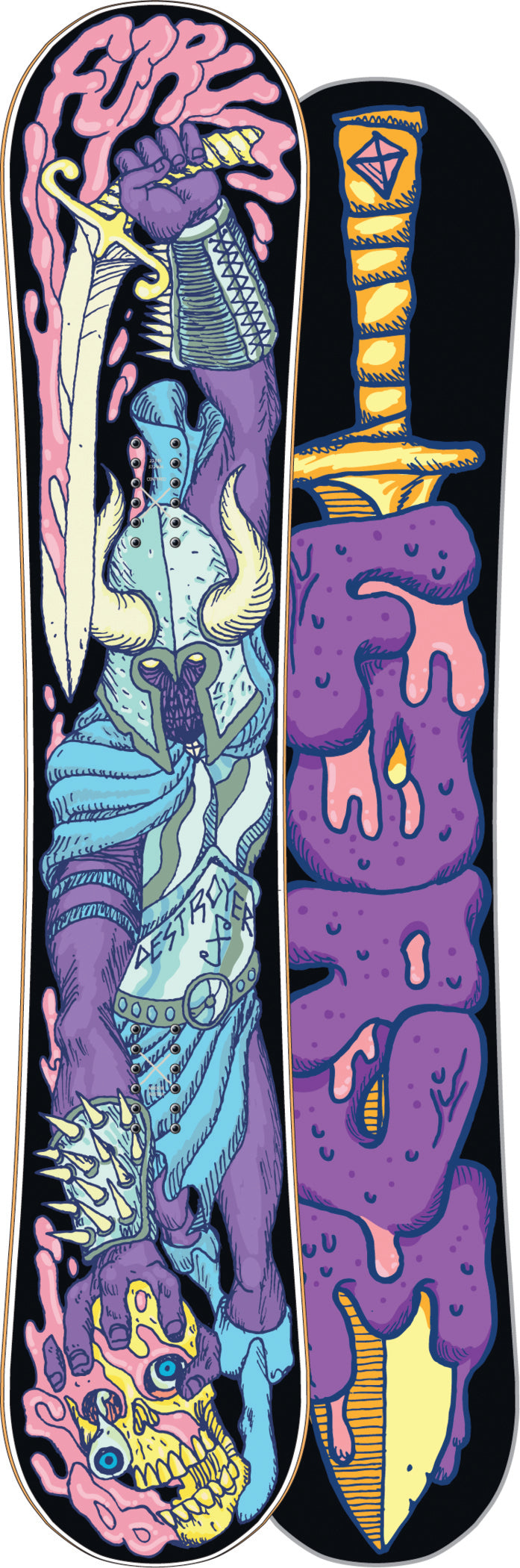 Forum Destroyer Chilly Dog Rocker Snowboard 2010