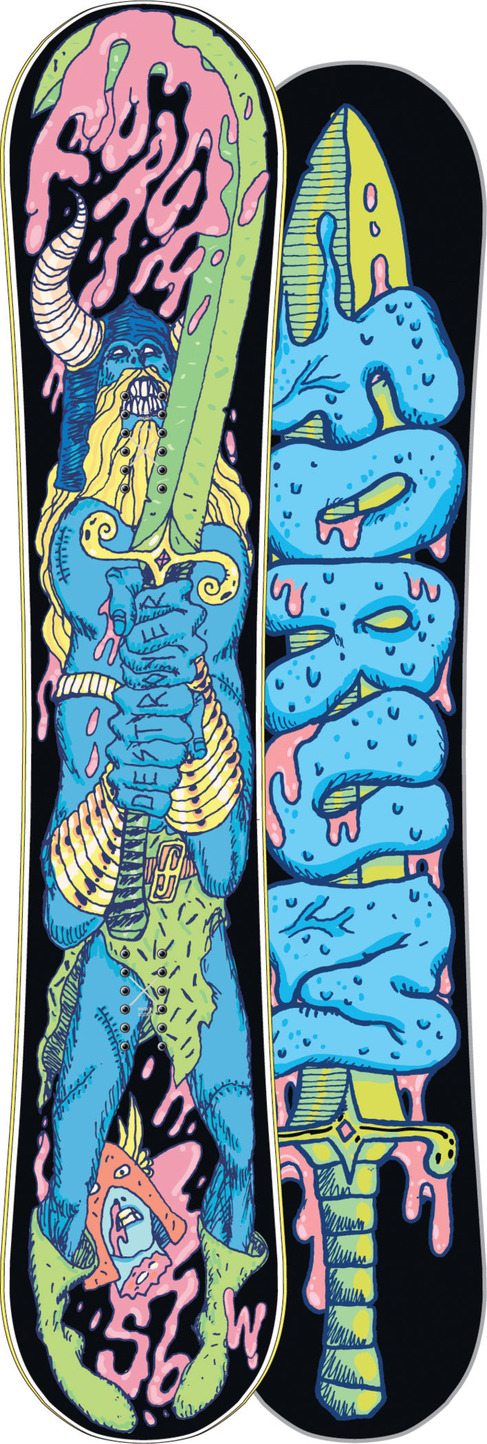 Forum Destroyer Chilly Dog Wide Rocker Snowboard 2010