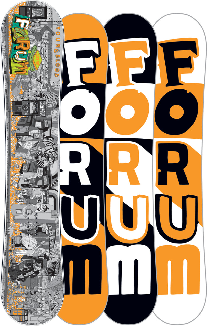 Forum Youngblood Chilly Dog Wide Rocker Snowboard 2010