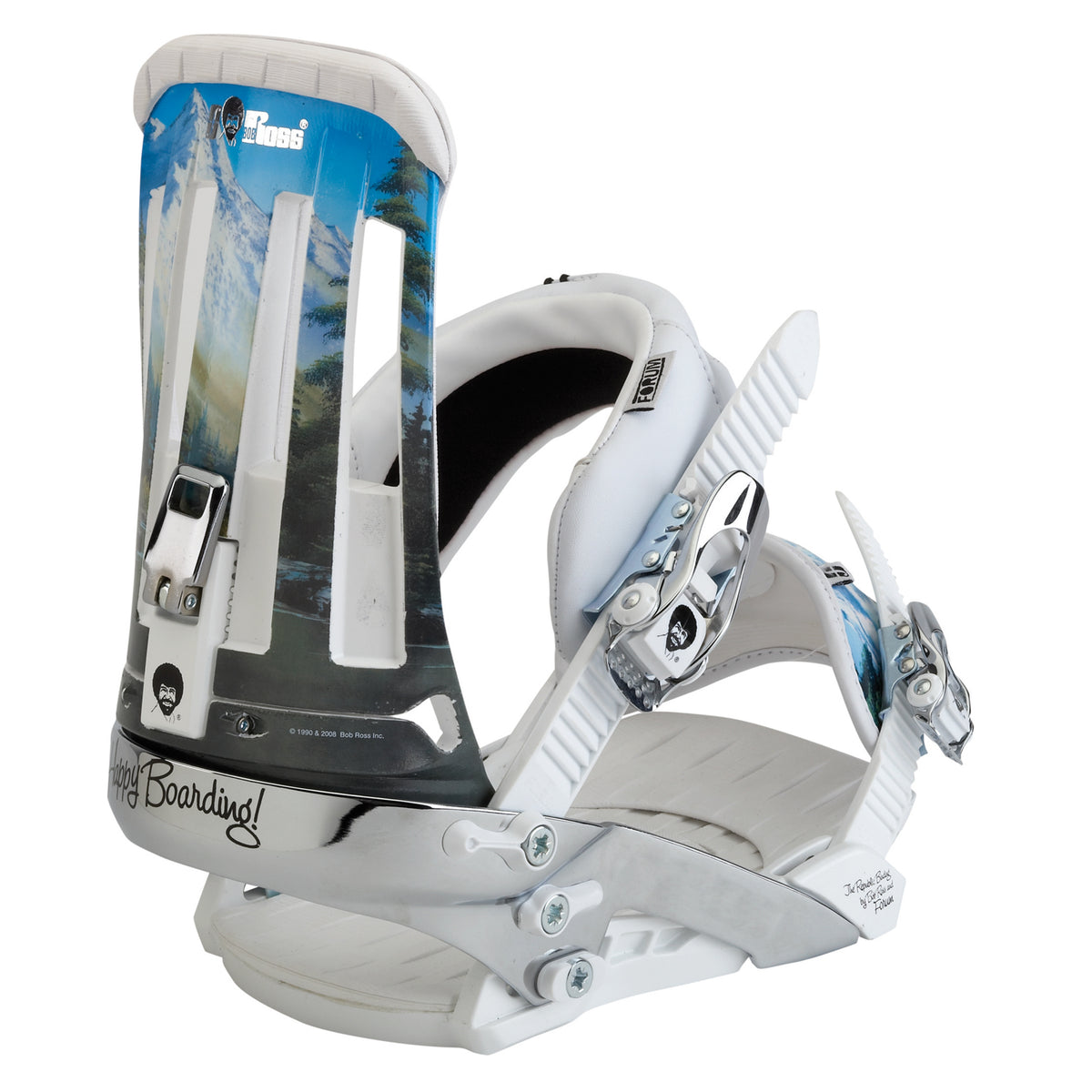 Forum Republic Snowboard Bindings 2010 Happy White