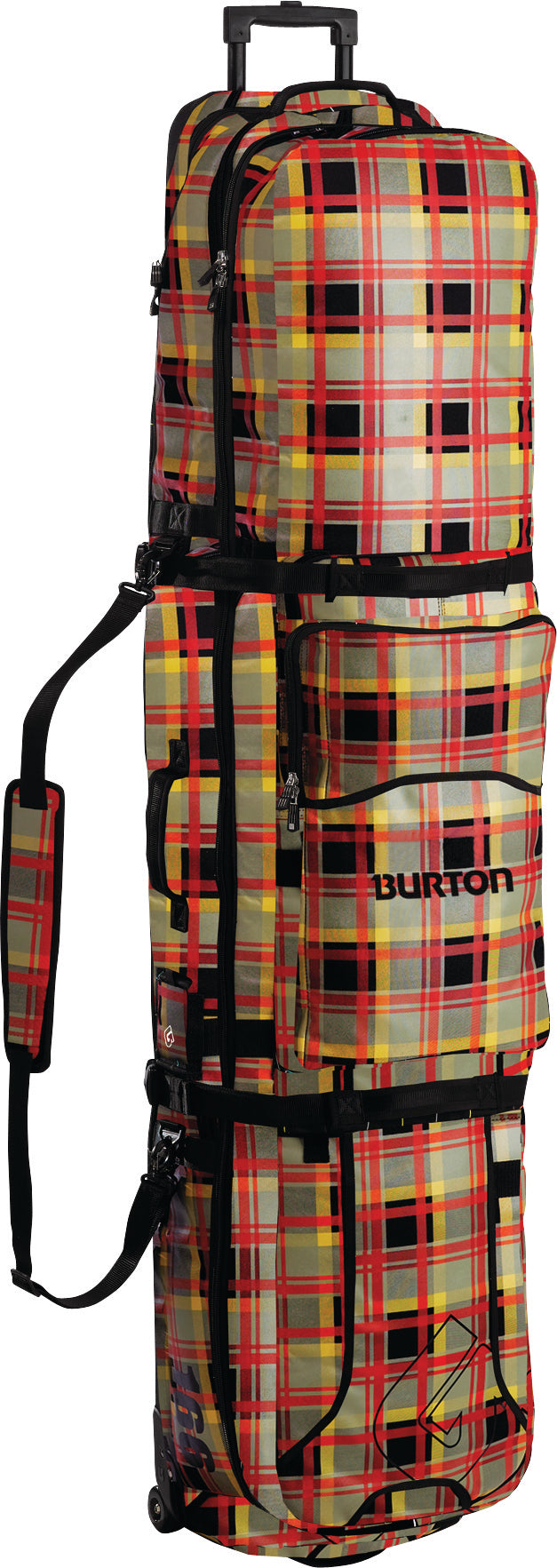 Burton Wheelie Locker Snowboard Bag 2010 RN Flannel Plaid