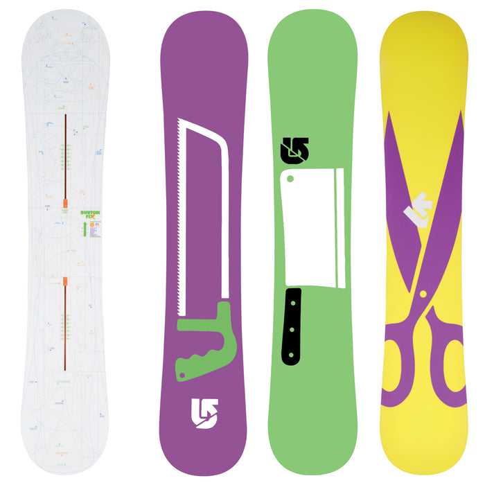Burton Fix Channel Mid Wide Rocker Snowboard 2010