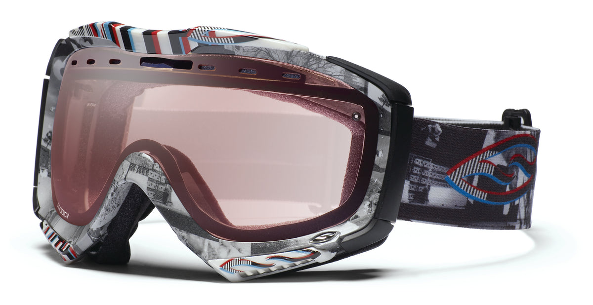 Smith Prodigy Goggles Black/White Photog/Ignitor Mirror