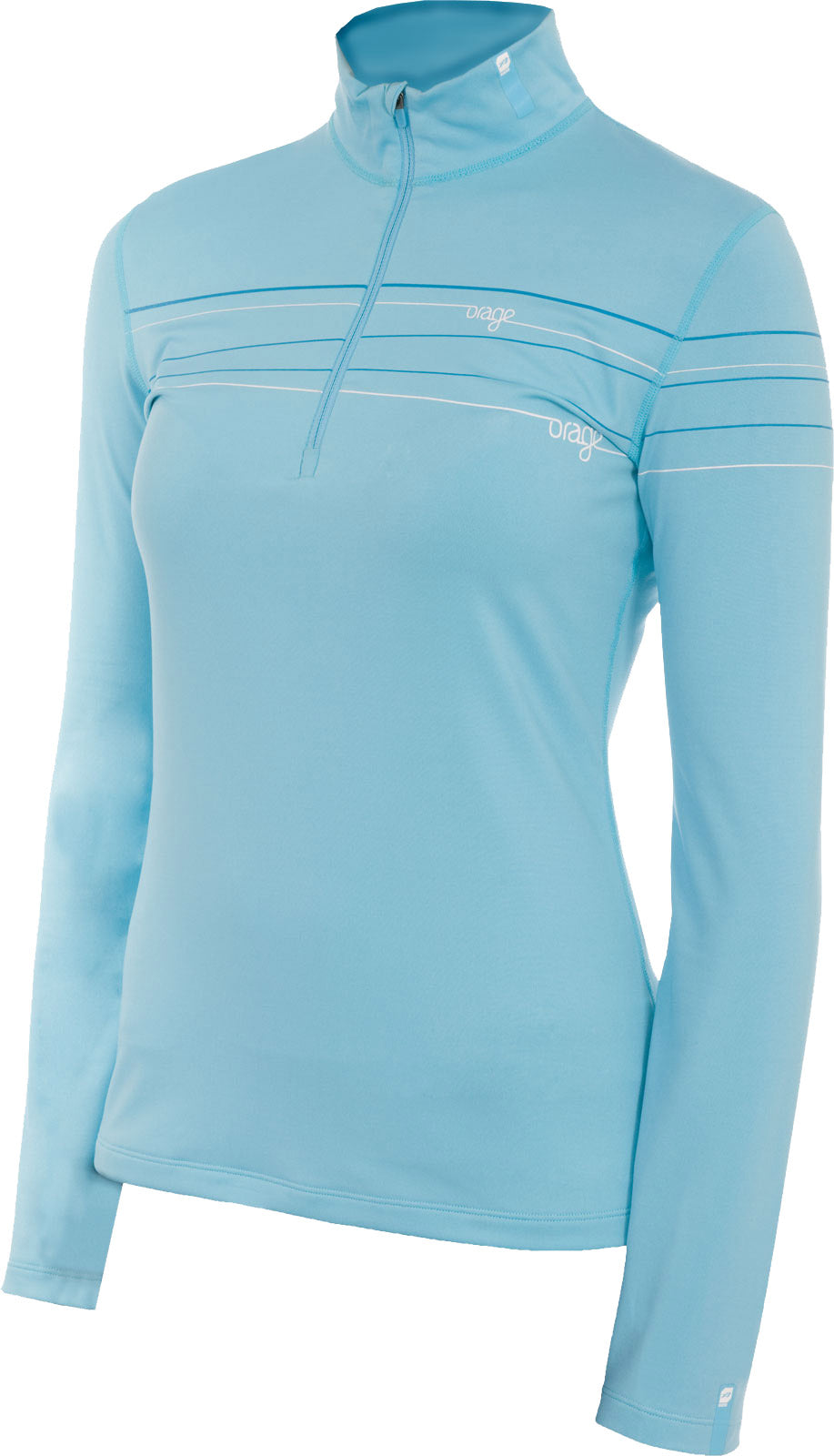 Orage Kaila Half Zip Baselayer Top - Women's Azur