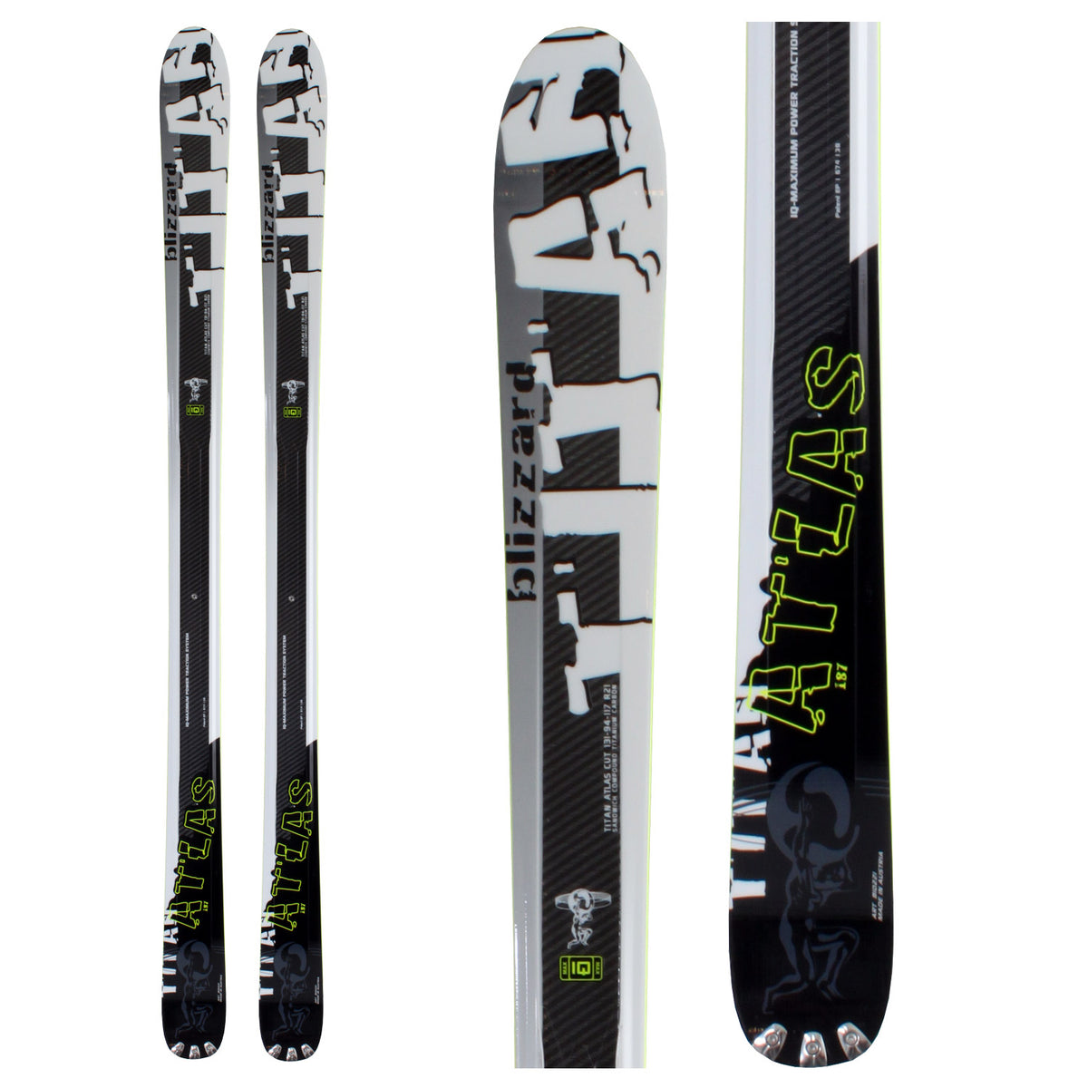 Blizzard Titan Atlas Skis w/ IQ Max Slider 2010