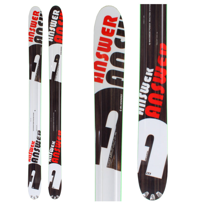 Blizzard The Answer Skis w/ IQ Max Slider 2010