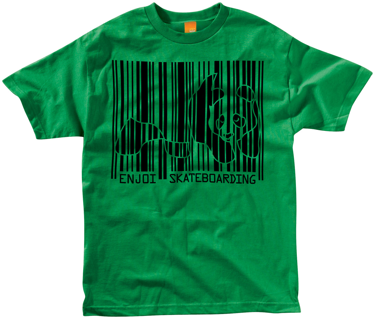 Enjoi Barcode T Shirt Kelly Green