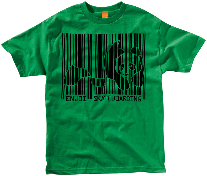 Enjoi Barcode T Shirt Kelly Green