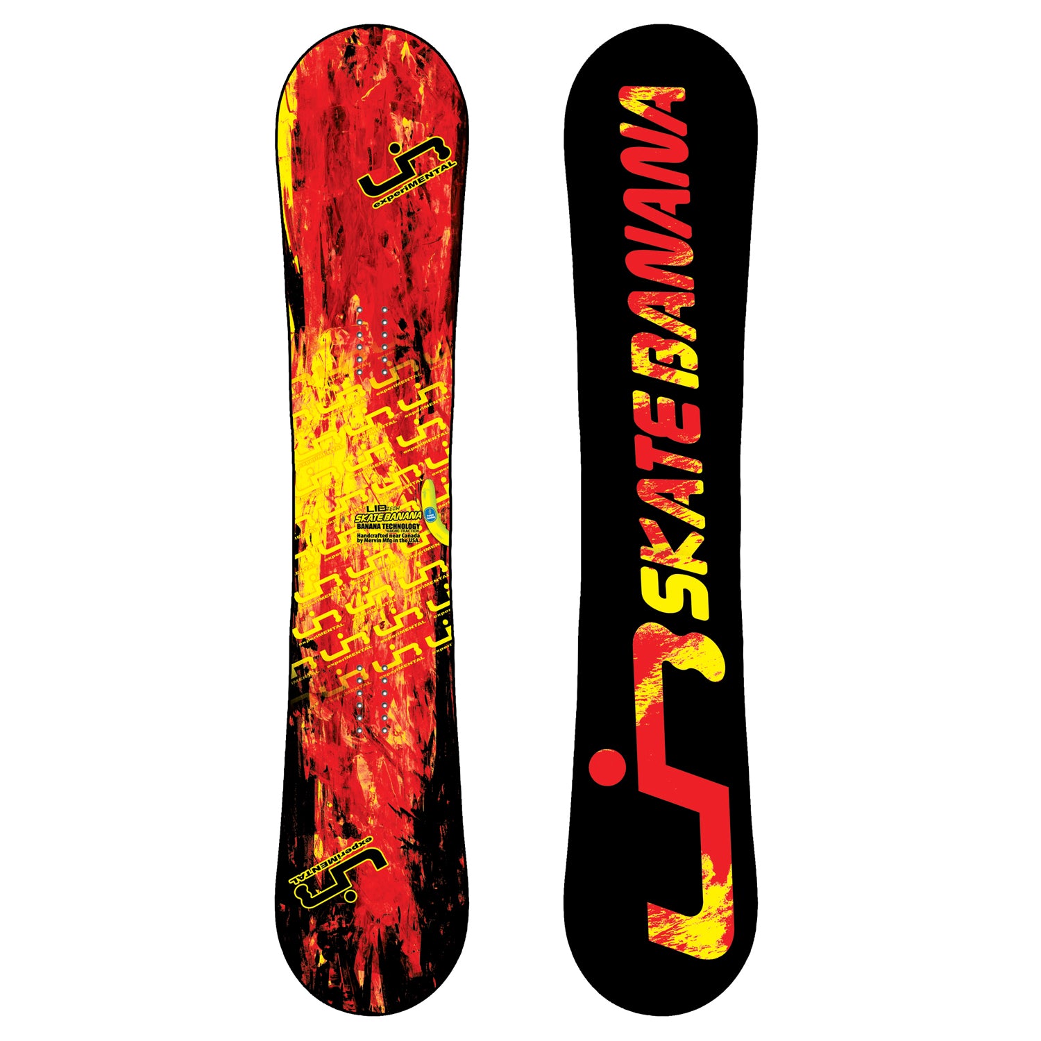 Lib Tech Skate Banana BTX Banana Rocker (Red/Yellow) Snowboard