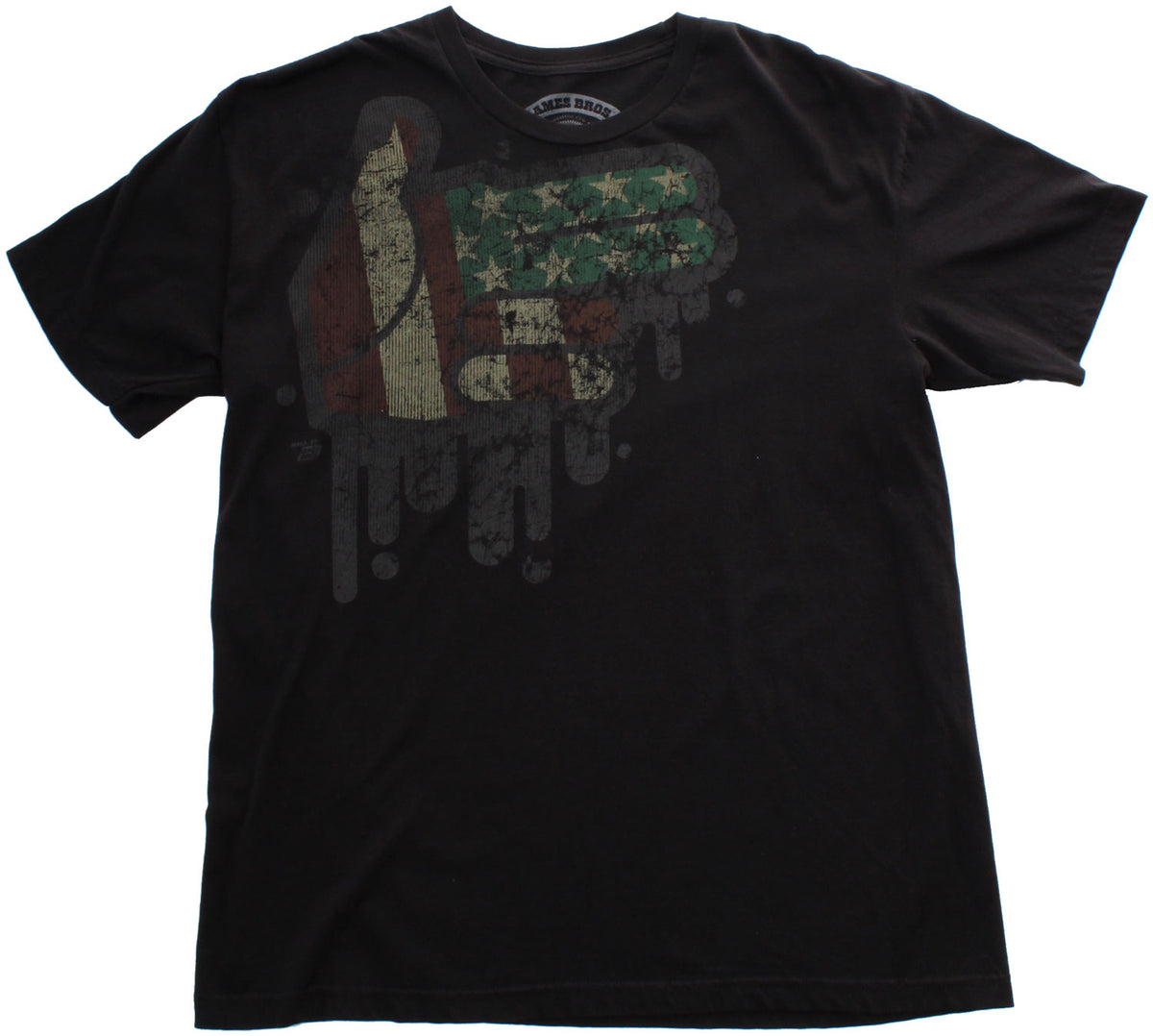 Ames Bros World Piece T Shirt Black