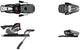 Salomon LZ 7 Ski Bindings (80mm Brakes) - Youth 2010 Silver/Black
