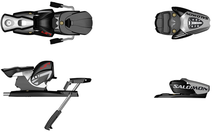 Salomon LZ 7 Ski Bindings (80mm Brakes) - Youth 2010