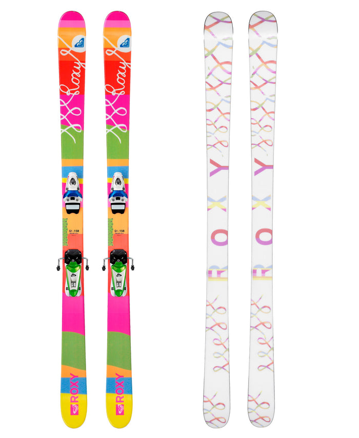 Roxy Hocus Pocus Skis + Roxy N9+ AFC Bindings - Girls 2010