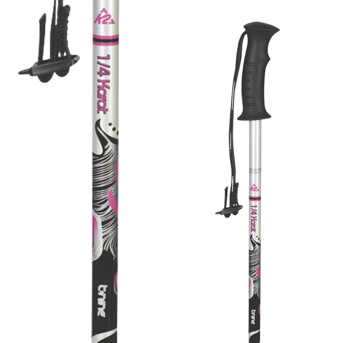 K2 1/4 Karat - Girl's Ski Poles 2010