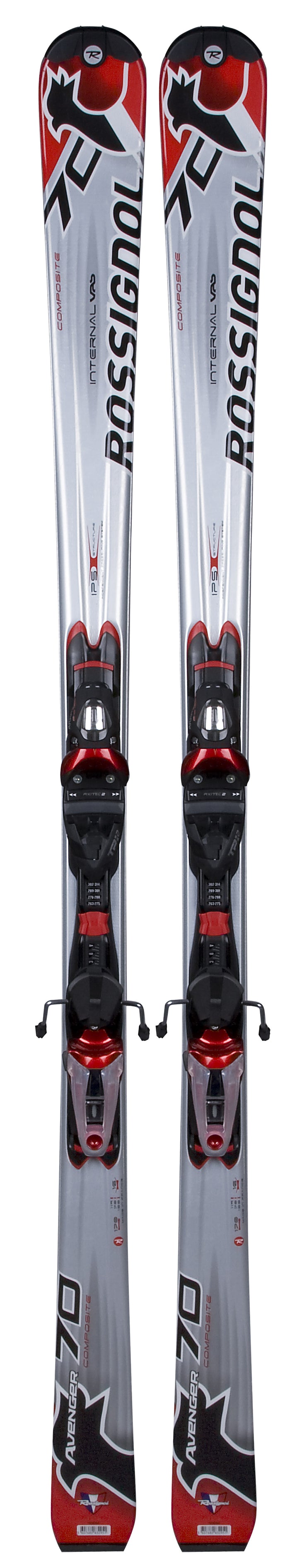 Rossignol Avenger 70 Skis + Axium 110 Bindings 2010