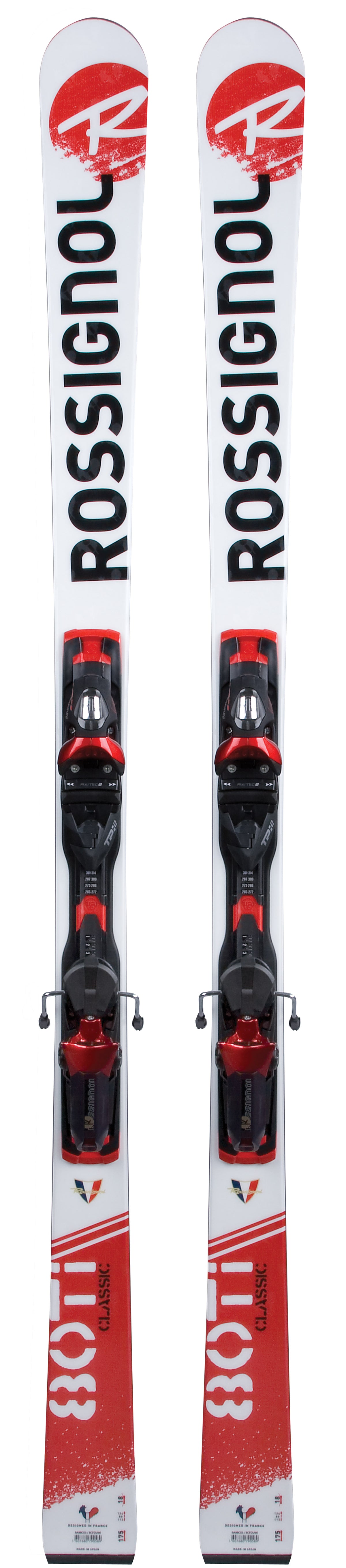 Rossignol Classic 80 Ti Skis + Axial2 140 Ti Bindings 2010