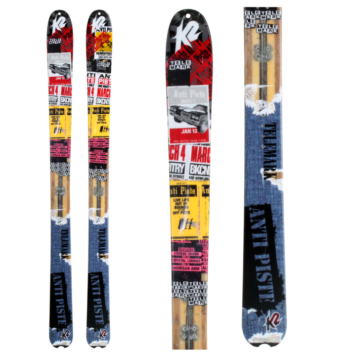 K2 Anti Piste Telemark Skis 2008