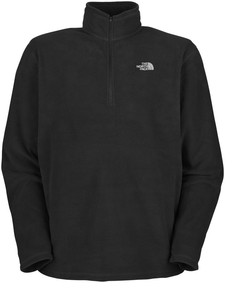 The North Face TKA 100 Microvelour Glacier 1/4 Zip Top Black