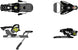 Salomon STH 16 Ski Bindings (130mm Brake) 2010 Black/Black