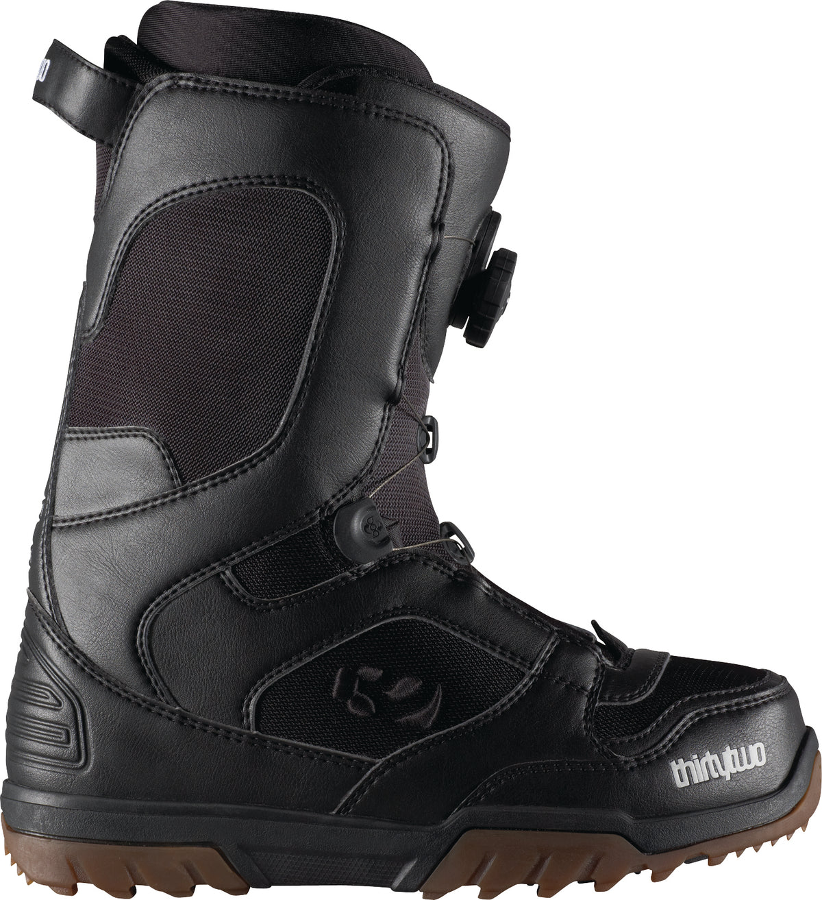 32 STW BOA Snowboard Boots 2011 Black/White/Gum
