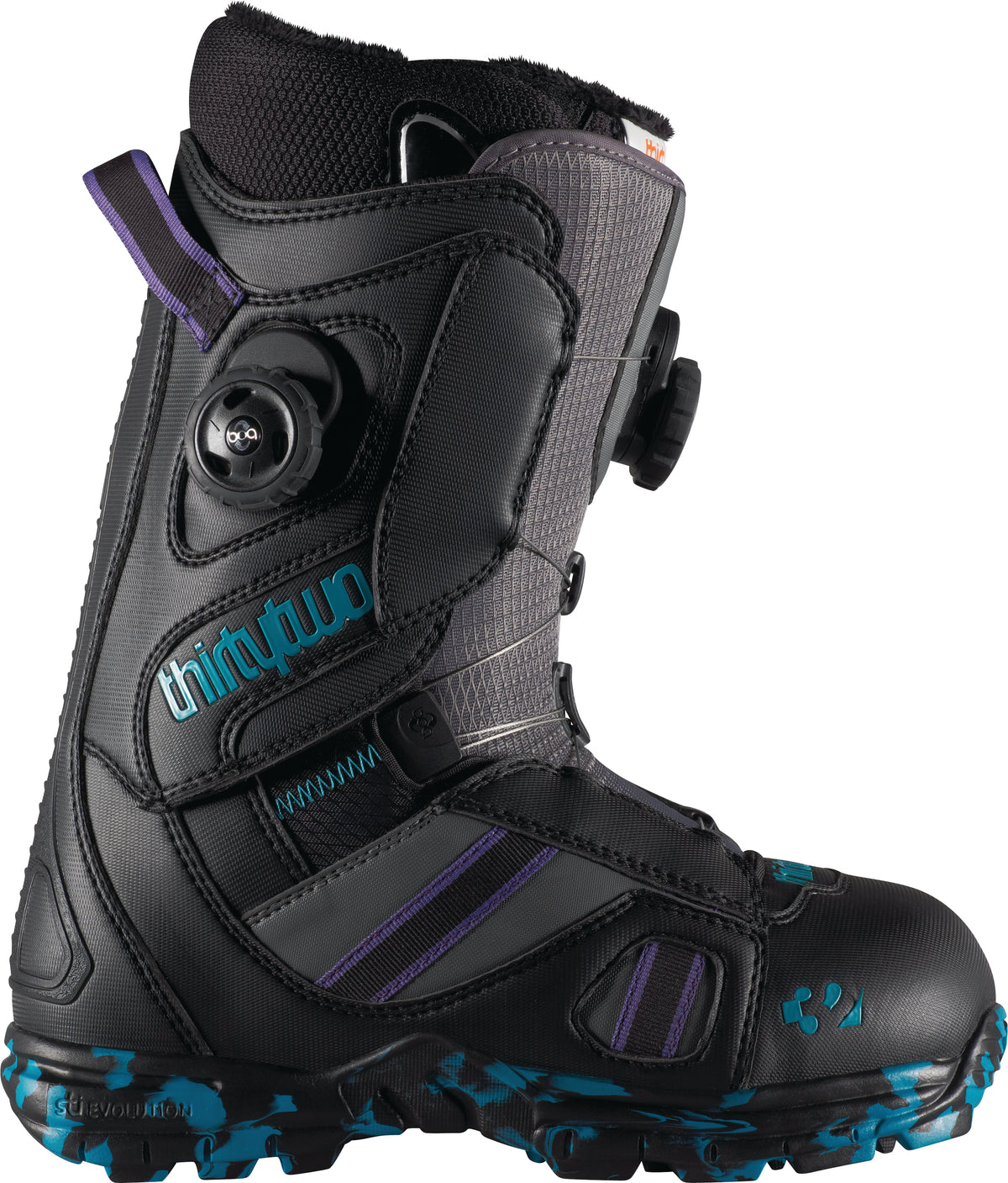 32 Focus BOA Snowboard Boots - Women's 2011 Black/Turquoise