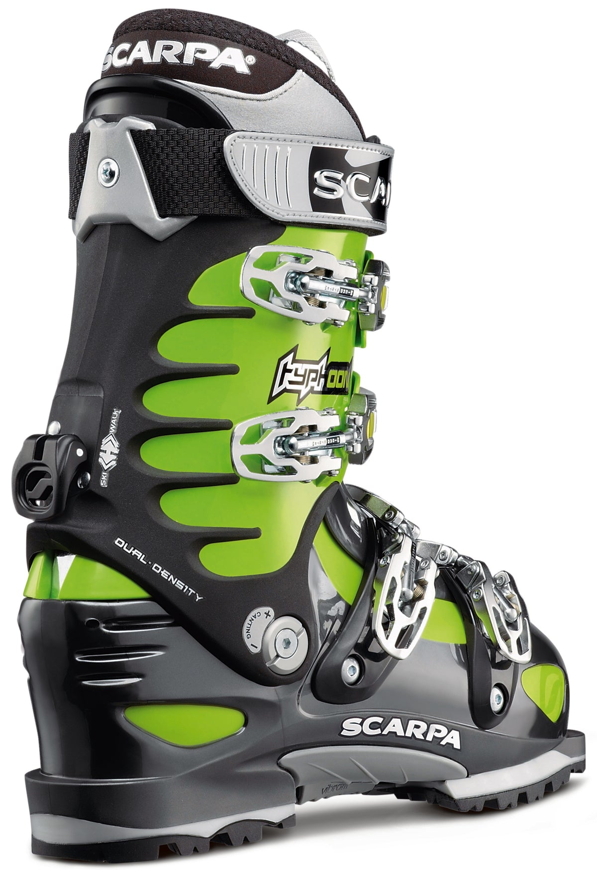 Scarpa Typhoon Alpine Touring Ski Boots 2011 Green/Grey