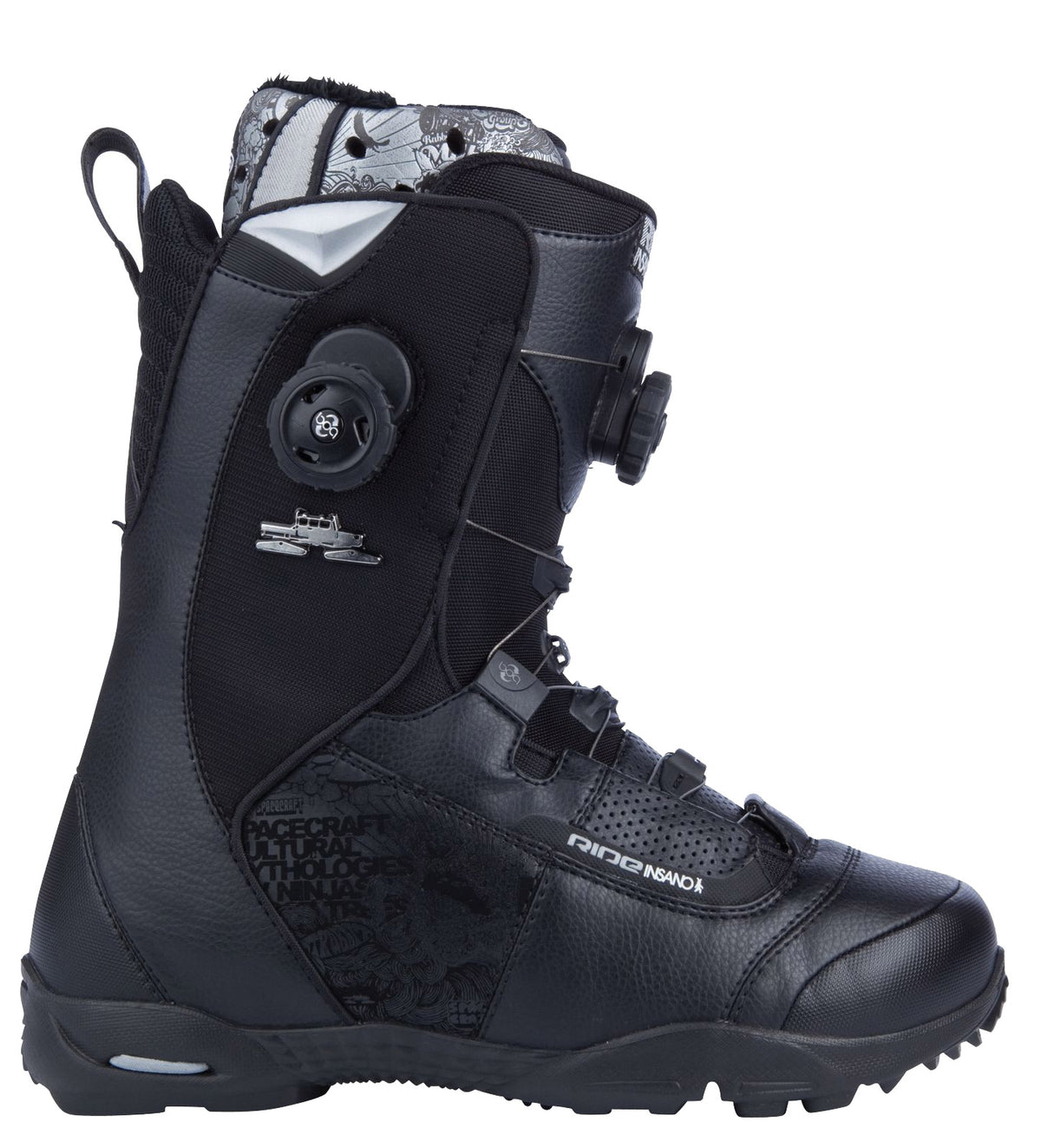 Ride Insano Spacecraft BOA Snowboard Boots 2011 Black