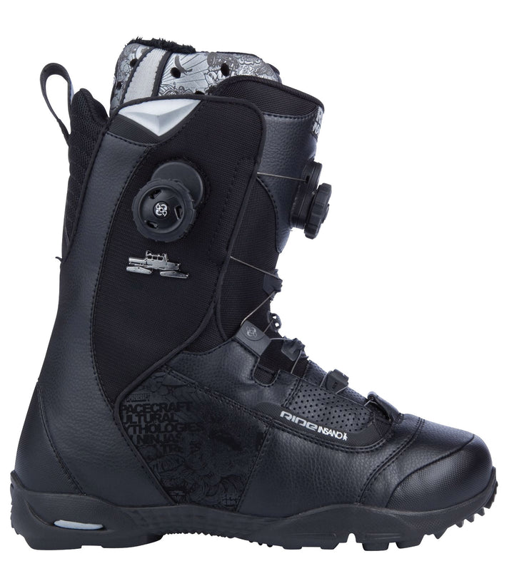 Ride Insano Spacecraft BOA Snowboard Boots 2011 Black