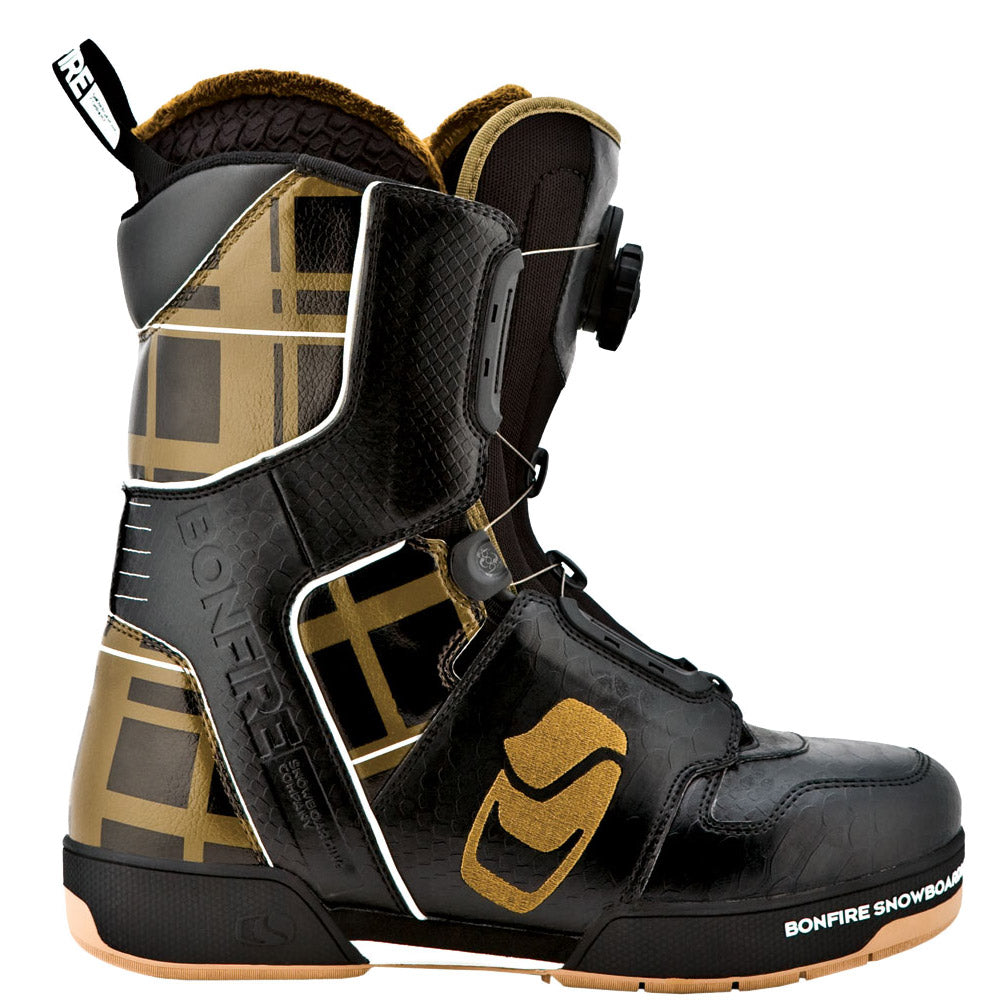 Bonfire Bolt BOA Snowboard Boots 2011 Black/White/Black