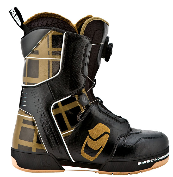 Bonfire Bolt BOA Snowboard Boots 2011 Black/White/Black