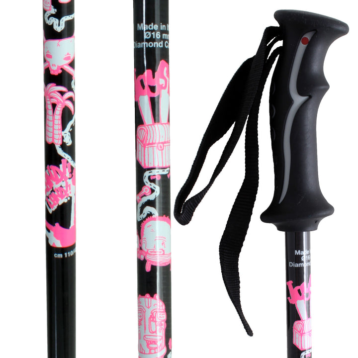 Joystick Treasure Carbon - Women's Ski Poles 2009 Black