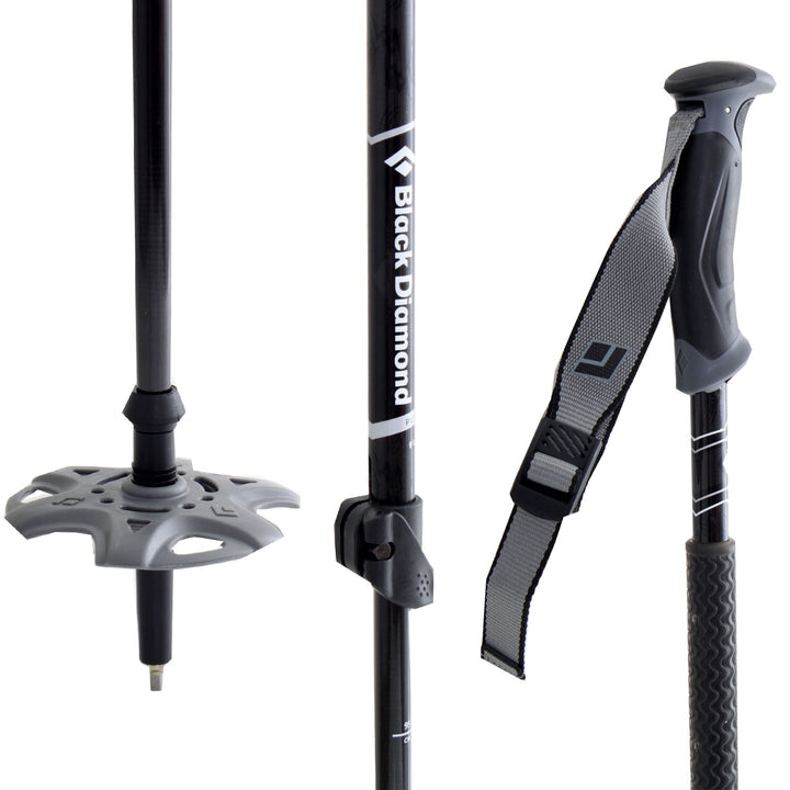 Black Diamond Pure Carbon Adjustable Ski Poles 2011