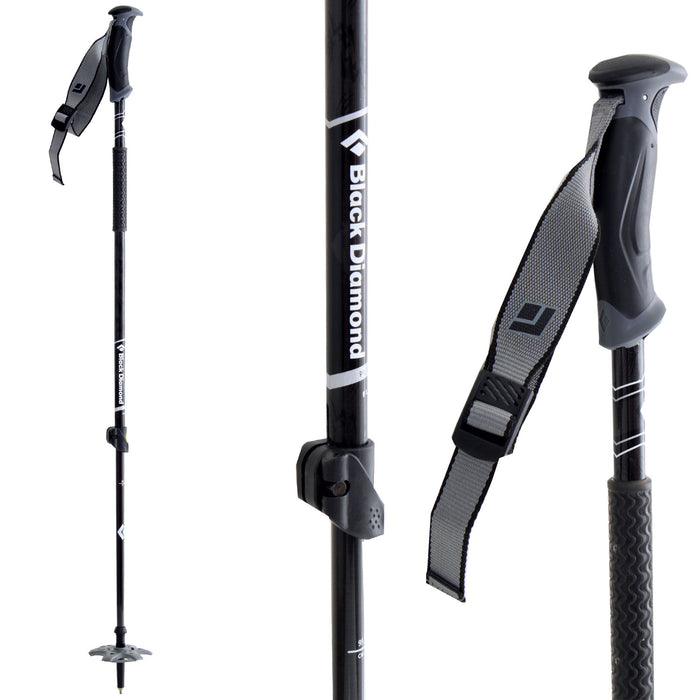 Black Diamond Pure Carbon Adjustable Ski Poles 2011