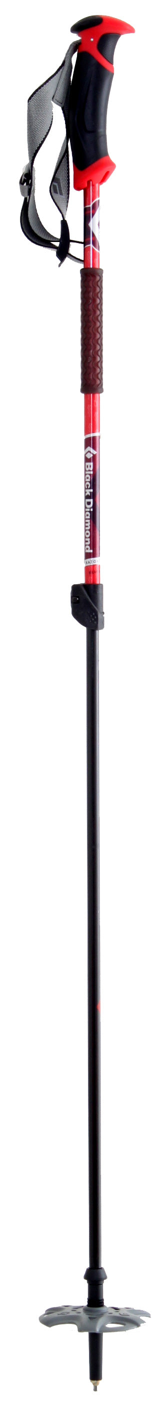 Black Diamond Razer Carbon Adjustable Ski Poles 2011 lava