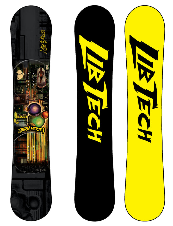 Lib Tech Dark Series C2BTX Banana Rocker Snowboard 2011