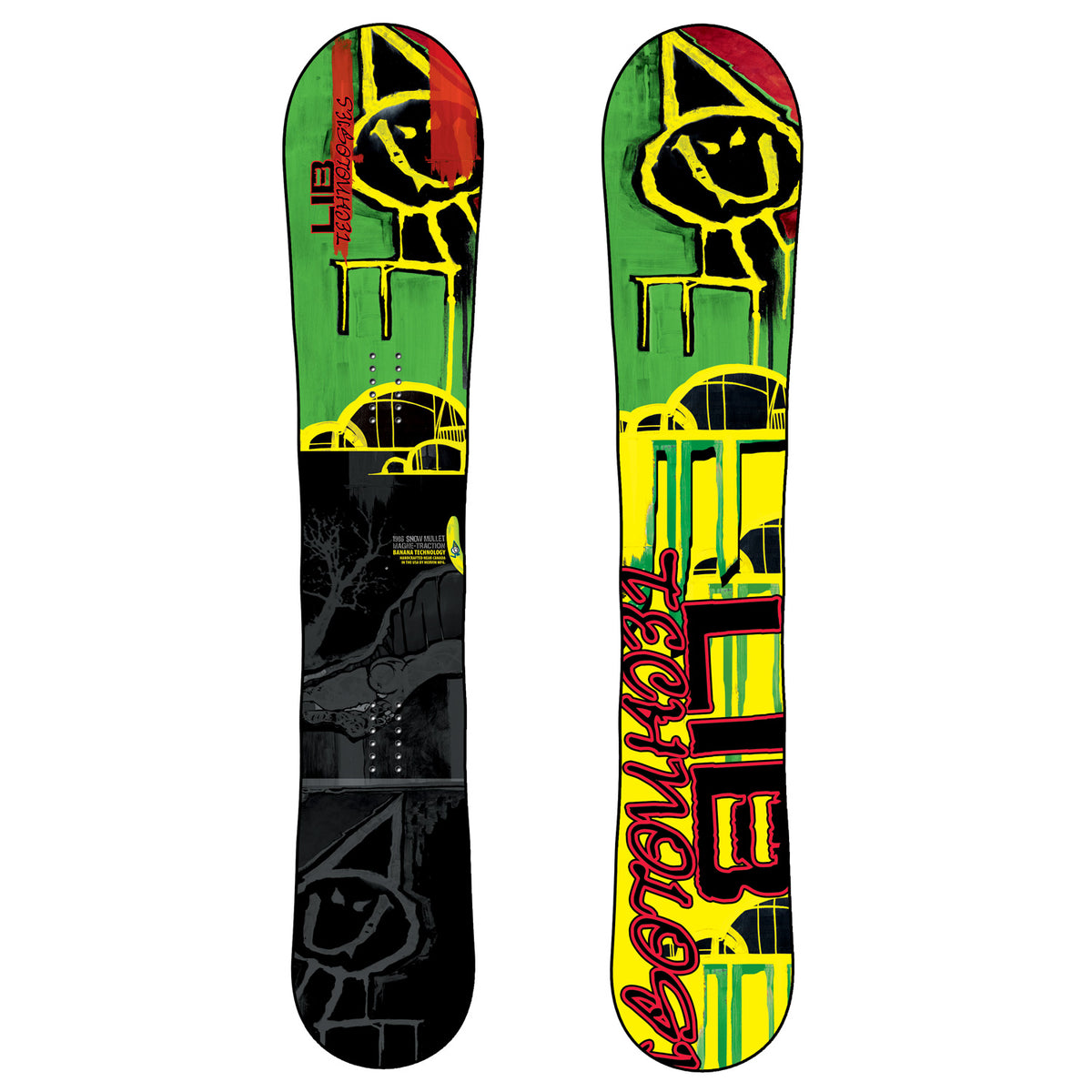 Lib Tech 1986 Snow Mullet BTX Banana Rocker Snowboard        2011