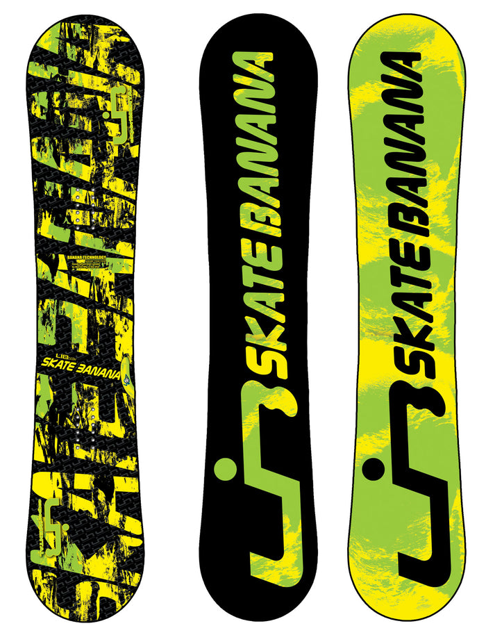 Lib Tech Skate Banana BTX Banana Rocker (Yellow/Green) Snowboard 2011