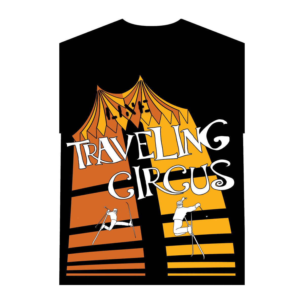 Line Skis Traveling Circus T-Shirt Black