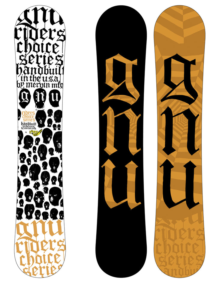 GNU Rider's Choice C2BTX Wide Banana Rocker Snowboard 2011