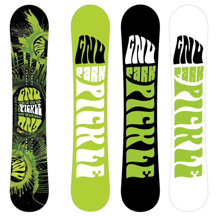 GNU Park Pickle BTX Wide Banana Rocker Snowboard 2011