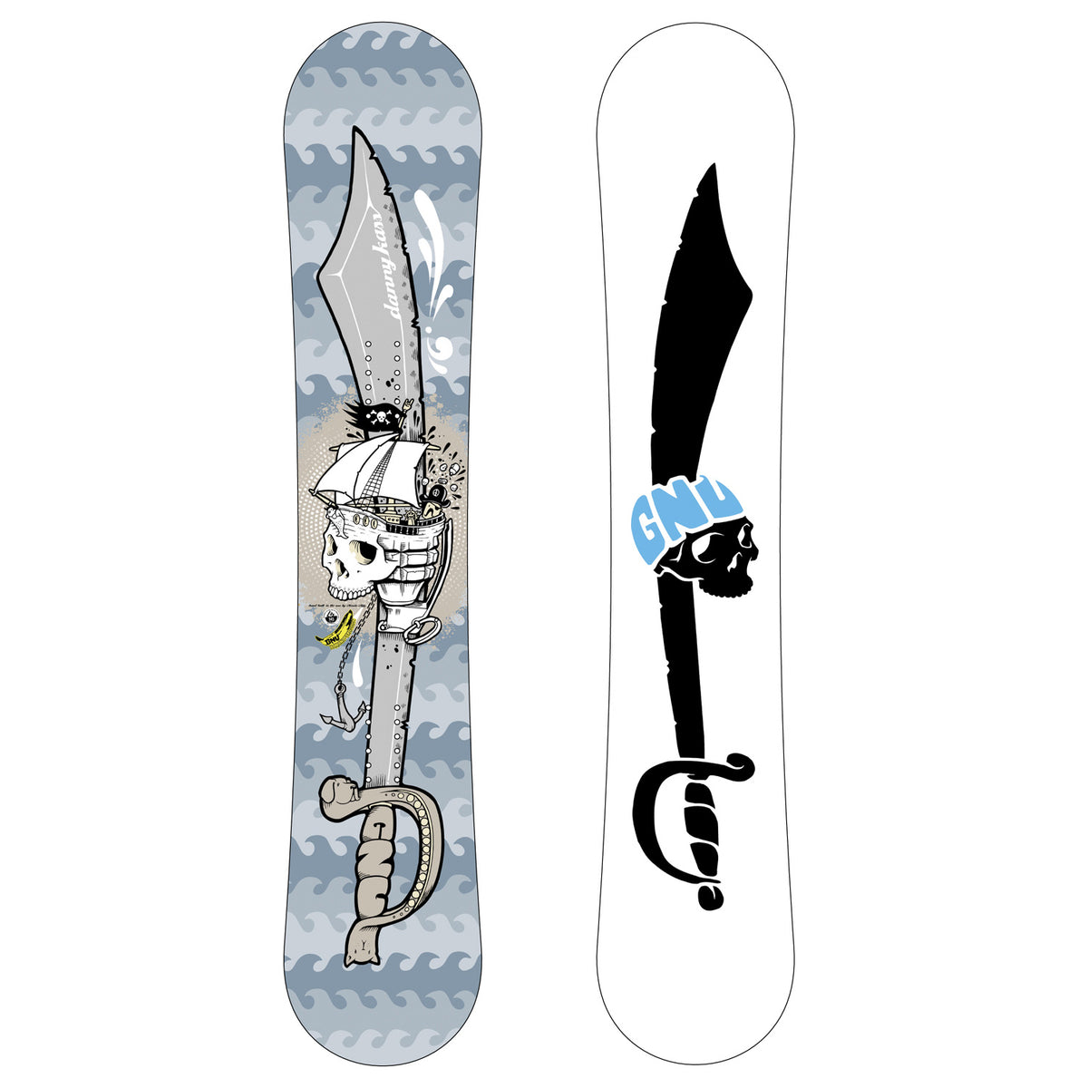 GNU Danny Kass Mini Pro Model BTX Banana Rocker Snowboard 2011