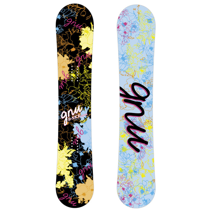 GNU B-Nice BTX Banana Rocker (Floral) Snowboard - Women's 2011