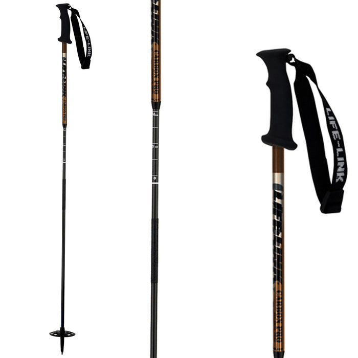 Life Link Carbon Pro Adjustable Ski Poles 2011