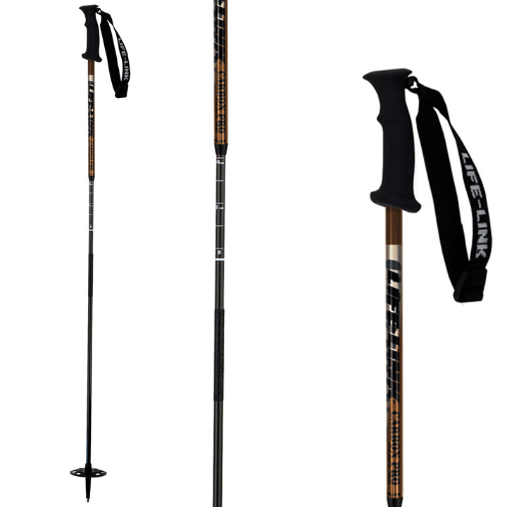 Life Link Carbon Pro Adjustable Ski Poles 2011