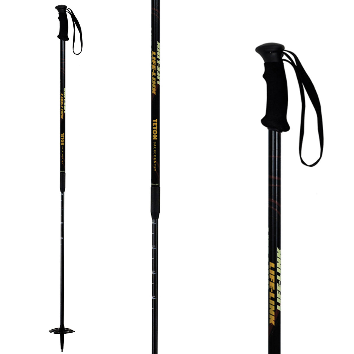 Life Link Teton Backcountry Adjustable Ski Poles 2011 Black