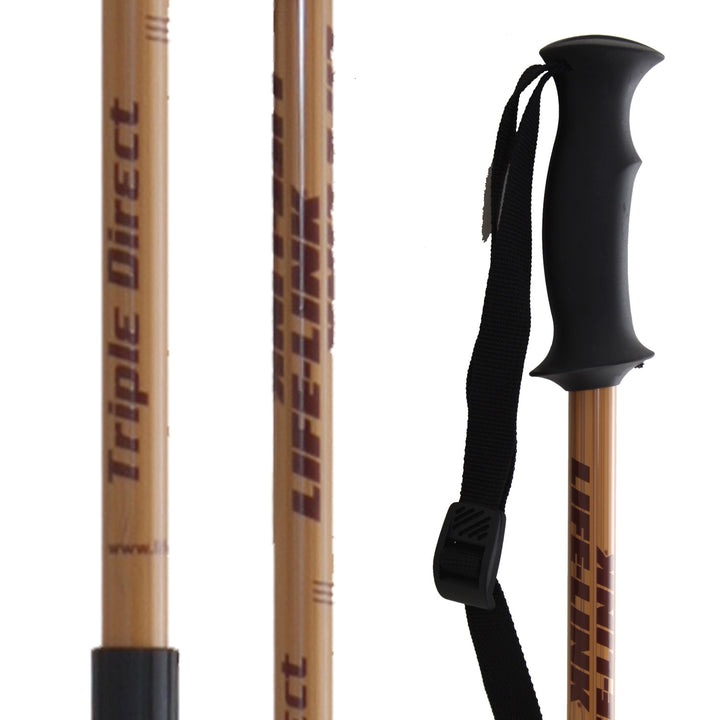 Life Link Triple Direct 3 Piece Adjustable Ski Poles 2011