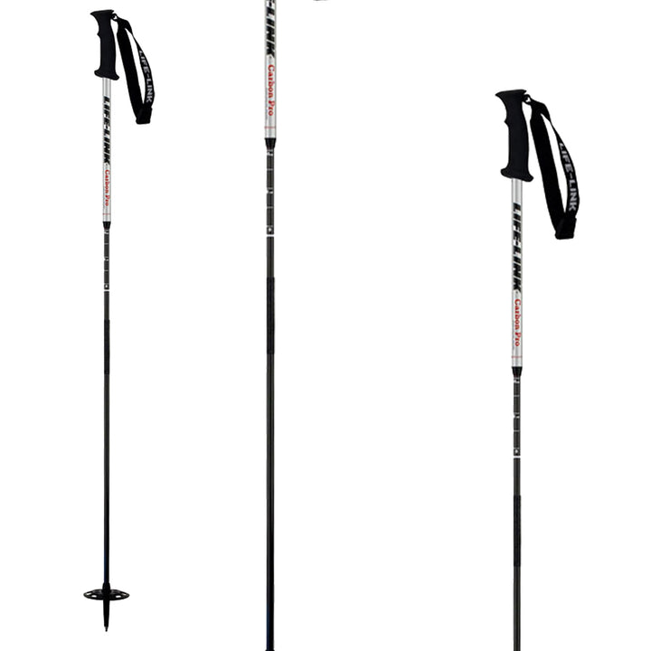 Life Link Carbon Pro Adjustable Ski Poles 2010