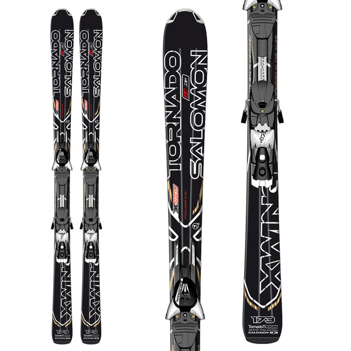 Salomon X-Wing Tornado Ti Powerling Skis + Z12 Bindings 2011