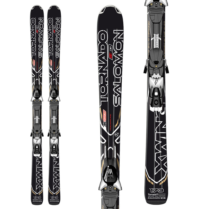 Salomon X-Wing Tornado Ti Powerling Skis + Z12 Bindings 2011