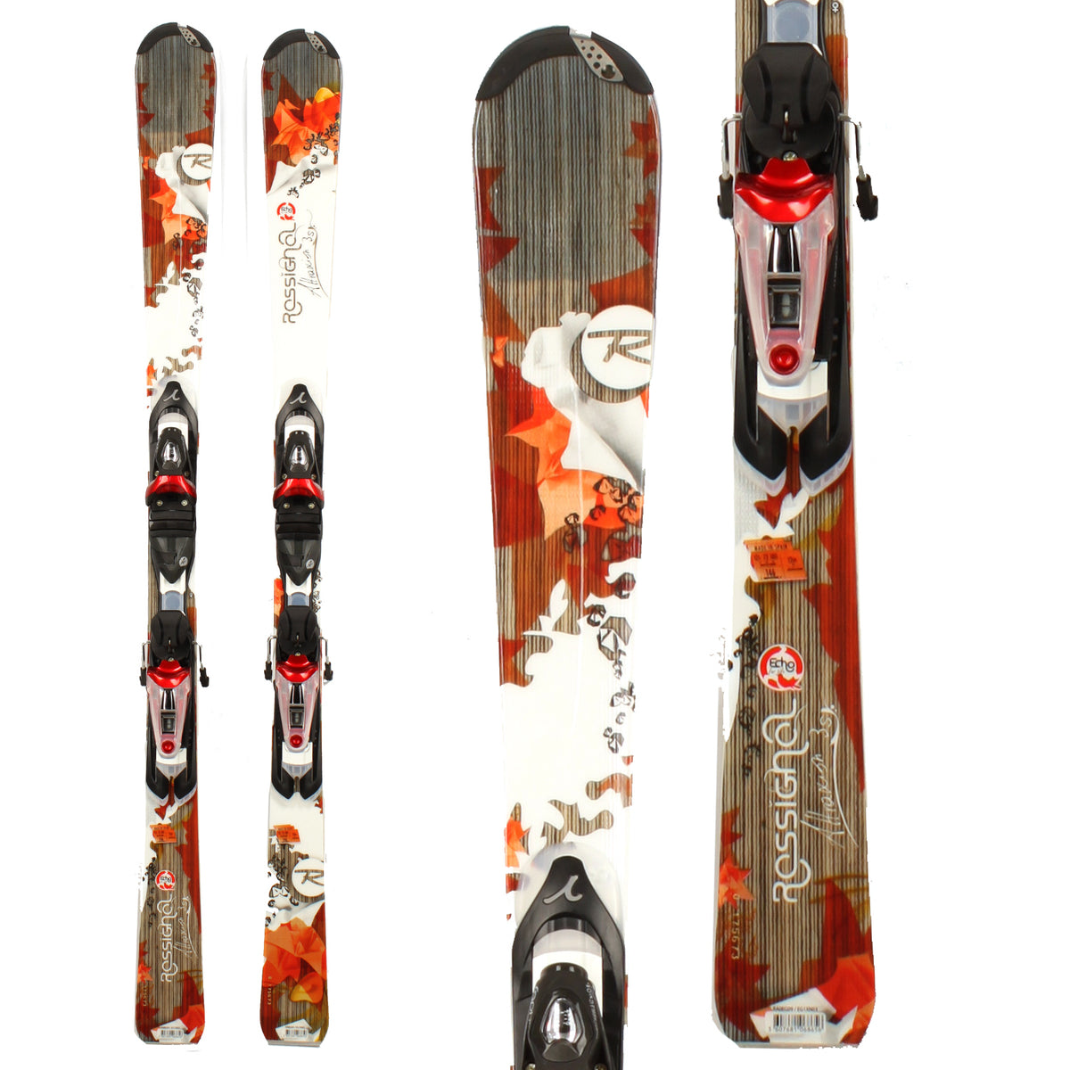 Rossignol Attraxion 3 Echo Skis + Saphir 90 Bindings - Women's 2011